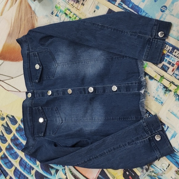 Tops - Offshoulder denim top
